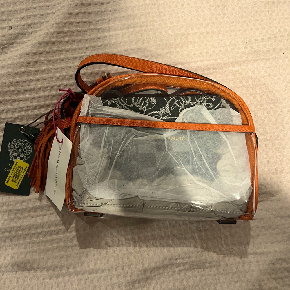 Vince Camuto small crossbody. Clear. NWT